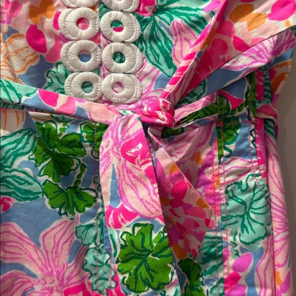 Lilly Pulitzer Pink and Blue Floral Dress - Picture 6 of 6